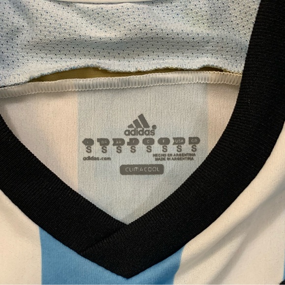 Lionel Messi Argentina Jersey #10 Adidas - 2014 World Cup - Size Small - Picture 3 of 7